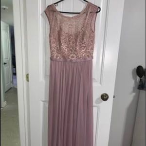 David’s bridal bridesmaid dress